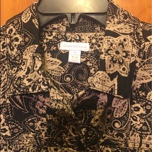 CHARTER CLUB JACKET Jean jacket style, light weight.